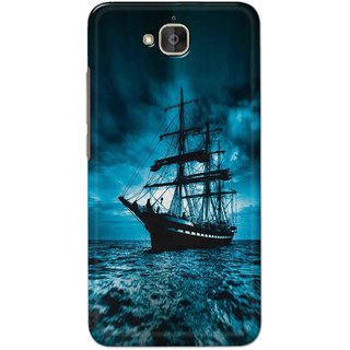 Digimate Hard Matte Printed Designer Cover Case Fo Huawei Honor Holly 2 Plus - 3125