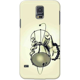 Digimate Hard Matte Printed Designer Cover Case Fo Samsung Galaxy S5 - 0504