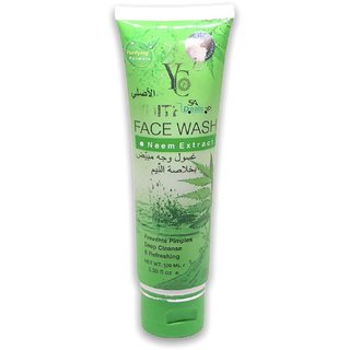                       YC Whitening Neem Extract Face Wash 100m (Pack of 2)                                              