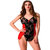 Exotic Mini Nighty Dress for Women Red Color FREE SIZE by Quinize (Offer - Get FREE Mask)