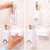 SELL MART Plastic Toothbrush Holder (White, Wall Mount)