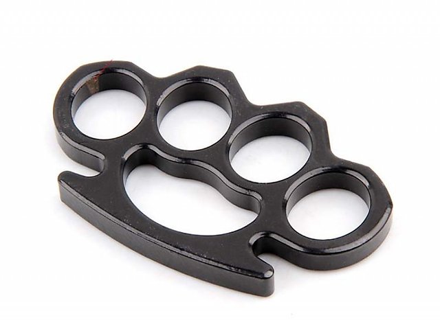 153g Brass Knuckle Duster For Self Defense, Fitness And Outdoor Safety From  Qujun1990, $3.38