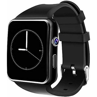 X6 Smart Watch Bluetooth Smartwatch Compatible with All Mobile Phones for Boys and Girls Black