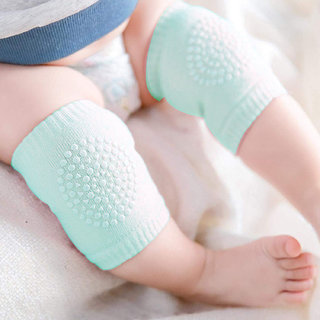 Baby Knee Pads Safety Crawling, Stretchable Soft Cotton Breathable Comfortable Knee(1 Pair,Assorted Color )
