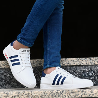 Buy Paris Boy Men s White Synthetic Leather Casual Shoes Online 499 from ShopClues