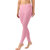 Jakqo Women's Cotton Plain Ankle Length Legging (Medium, Baby Pink)