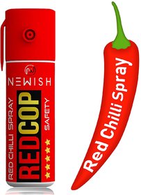 Newish Metal Self Defense Powerful Red Chilli Spray for Women (55 Ml/35 G, Red)