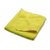 4-Piece Microfiber Towel Cloth Set Car And Bike Cleaning Household Dusting, Scratch Free Cleaning -YELLOW Color, 40X40Cm