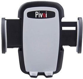 Pivoi Car Mobile Holder Double Clamp for Air Vent - Black