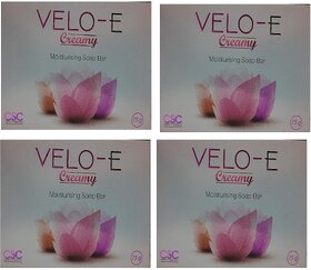 Velo-E Creamy Moisturising Soap Pack 4