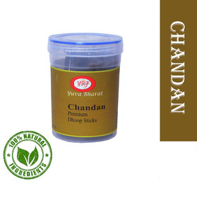 YRF Chandan Premium Dhoop Incense Sticks -1 Box Inside Regular Use Natural Fragran (Chandan)