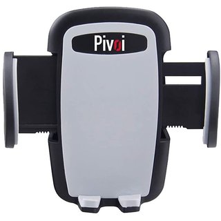 Pivoi Car Mobile Holder Double Clamp for Air Vent - Black
