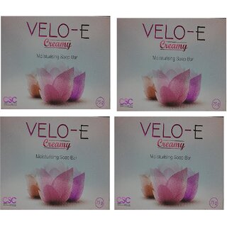 Velo-E Creamy Moisturising Soap Pack 4