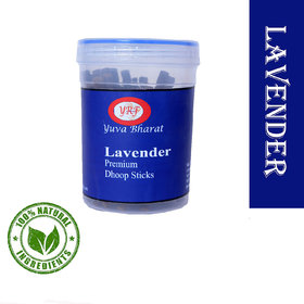 YRF Lavender Premium Dhoop Incense Sticks -1 Box Inside Regular Use Natural Fragran (Lavender)