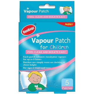 RunBugz Vapour Patch for Children, 5 Patches