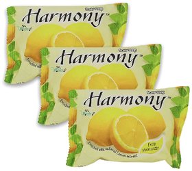 Harmony Lemon Soap For Anti Pigmentation 75g (Pack of 3)