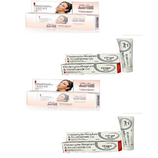                       Clingel Cream for topical treatment of acne , Pimples Cream Pack-4                                              