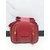 Three Zipper Pockets Red Color Sling Bags
