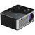 Mini Portable Projector up to 60 Inches Screen, Support AV/HDMI/USB/SD/19201080 pixel 60 Lumens - ( black)