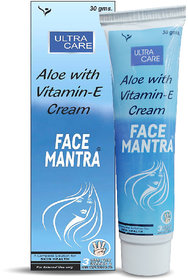Tantraxx Face Mantra Aloe with Vitamin E Cream 30gm (Pack of 3)