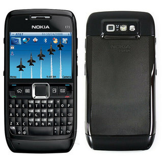 refurbished nokia e71 single sim feature mobile phone black