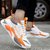 Woakers Men's Orange Sneakers