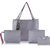 Threadstone Women's Latest PU Leather Handbag Combo SKY- 4