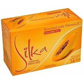                       Silka Papaya original skin whitening soap  (135 g)                                              