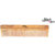 Mirah Belle Neem Wood Comb - Wooden Wide Teeth Comb