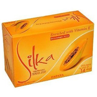                       Silka Papaya Whitening Soap 135 gm                                              
