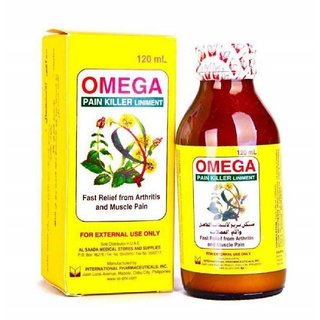 Pain Killer Oil Omeg-a Pain relief oil for Arthritis, Knee Pain, Back Pain -  120ml Pack of 1 - Imported Original