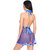 Babydoll Karwachauth Naughty Night Dress Blue Exotic for Women (Honeymoon See Through Dress)