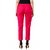 Women's Regular Fit Cotton Pants (Rani/Pink)