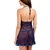 Quinize Exotic Naughty Night Dress Navy for Women FREE SIZE (Honeymoon Special)