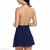 Quinize Exotic Naughty Night Dress Navy for Girlfriend FREE SIZE (Honeymoon Special)