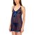 Babydoll Quinize Exotic Naughty Night Dress Navy for Women (Honeymoon Special)