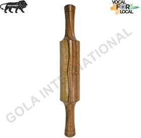 Gola International Belan/Bellan for Kitchen Chapati/Papad Hand Made Durable Wooden Rolling Pin, Belan for Making Roti