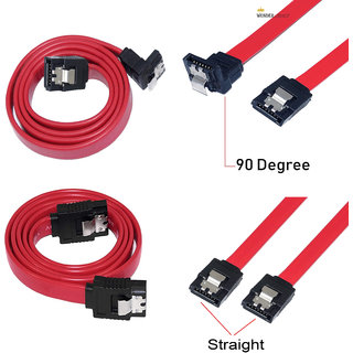 CableCreation Red SATA III Cable 10-Pack 18-inch SATA III 6.0 Gbps 7pin Female to Female Data Cable with Locking Latch 