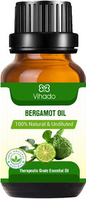 Vihado Bergamot Essential Oil - Undiluted For Skin care  Hair (30 ml) (30 ml)