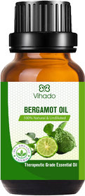 Vihado Natural Bergamot Pure Oil - Pure and Therapeutic Grade (15 ml)