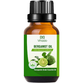                       Vihado Natural Bergamot Pure Oil - Pure and Therapeutic Grade (15 ml)                                              