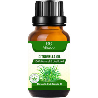                       Vihado Citronella Steam Distilled Essential Oil Pure Aroma, (15 ml)                                              