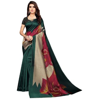                       Sharda Creation Green Art Silk Mysore Silk Saree                                              