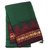 Handloom Korvai Chettinad Temple Border Mercerized Cotton Saree with Contrast Blouse