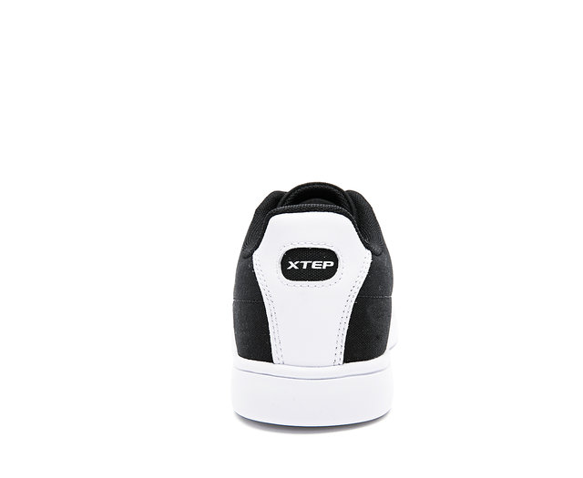 Xtep Skateboard Shoes : Buy Xtep Men Canvas White,black,dove Grey Textured Skateboarding  Shoes Online