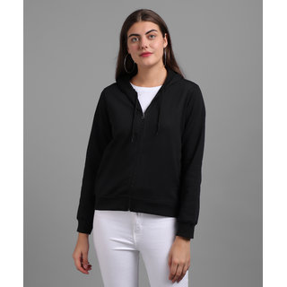 Raabta RWS-WNTR0015 Black Plain Hooded SweatShirt