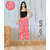 Fabclub Women Rayon Striped Free Size Palazzo (Pink)