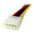 WONDER CHOICE 4 Pin IDE Male Molex to Dual SATA Y Splitter Power Cable for SATA HDD, CD/DVD Writer