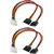 WONDER CHOICE Dual SATA Y Splitter Power Cable for SATA HDD, CD/DVD Writer (Pack of 2)