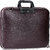 Da Tasche Brown Sleek Leather Office Bag/Laptop Bag